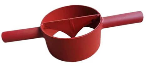 rockible Fendeuse de Bambou, Outil Manuel Compact et Portable, Puissant, à Deux Mains, en Acier, diamètre 16 cm, 2 Coupes