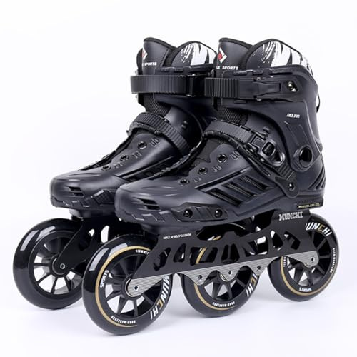 Rollers En Ligne, 3 Roues De 110 Mm, Patins à Roulettes Unisexes, Chaussures De Patinage De Course Professionnelles Hautes Performances, Pour Hommes Femmes Adultes Adolescents Et Enfants(Size:45,Color
