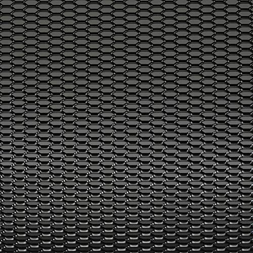 AUTO-STYLE AutoStyle Race mesh aluminum black - honeycomb design 12x6mm - 125x25cm
