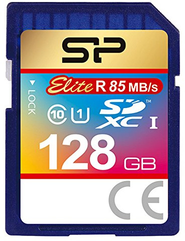 Silicon Power Elite - Tarjeta de Memoria SDHC de 128 GB, Velocidad de Lectura hasta 85 MB/s, Class 10 UHS-1