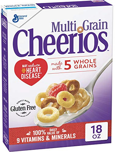 Multi Grain Cheerios Cereal, 18 Ounce (Pack of 2)