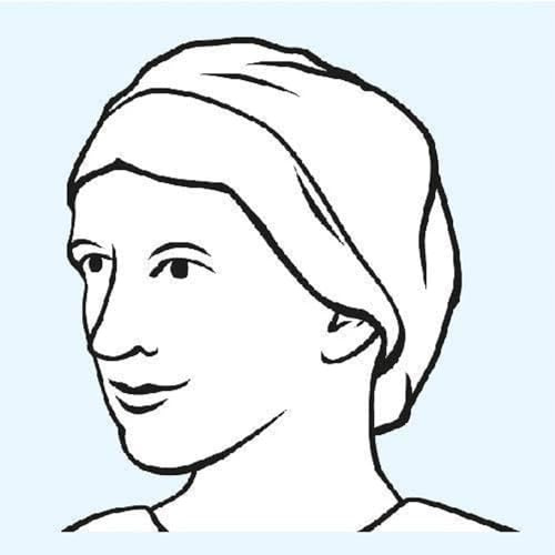 HARTMANN 9924673 Foliodress Cap Comfort Rondo Plus OP-Hauben, Aqua, 100 Stück