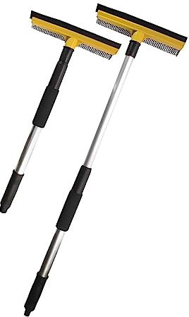 Unibos | Extendable Multi-Purpose Squeegee for Window, Glass, Shower Door, Car, Heavy Duty Window Scrubber | Squeegee