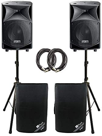 2x FBT JMAXX 112A 1800W Active 2 Way Speaker Sound System PA Bundle