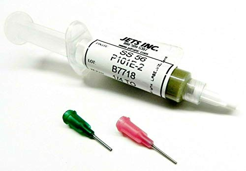 JTS Silver Solder Paste Extra Easy 56% Silver 1/4 Troy Ounce Syringe Soldering Paste SS56 Made in USA