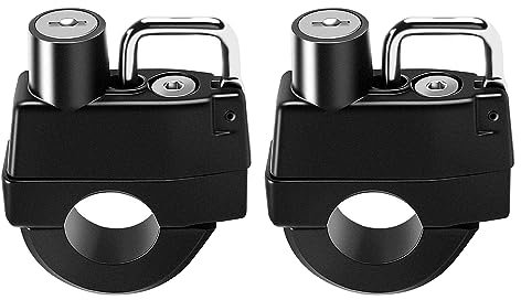 Zceplem Lucchetto Universale Per Caschi Da Moto, Antifurto, Fisso, Multifunzione, In Lega, Con 2 Chiavi, Compatibile Con La Maggior Parte Delle Moto