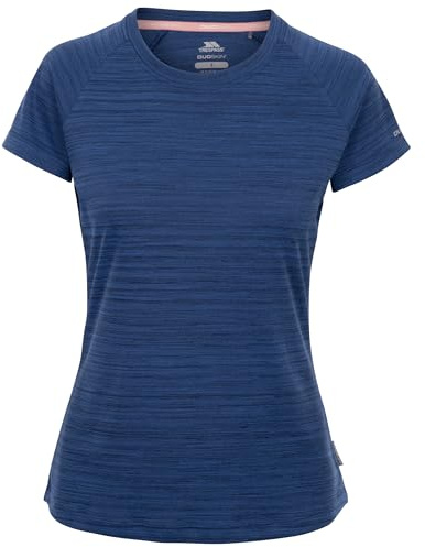 Trespass Womens Active Top Vickland - Ladies Sports T-Shirt, Workout Tops, Short Sleeve Tee Shirts, Quick Dry Fitness Tshirt, Activewear for Running Gym Exercise