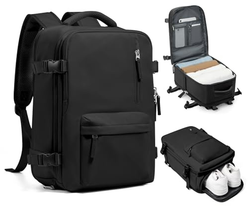 SZLX Mochila Viaje Cabina Avion 40x20x25 Mujer Ryanair Maleta para Cabina de avion Equipaje de Mano Easyjet Mochila de Senderismo Mochila para Portatil Impermeable hombre