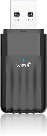 WONLINK Adattatore USB Wireless WiFi 6 - Chiavetta WiFi Dual Band 900Mbps, Adattatore USB per WiFi con Bluetooth 5.3, Antenna Incorporata, MU-MIMO, WPA3, Supporto Windows 10/11, Portatile