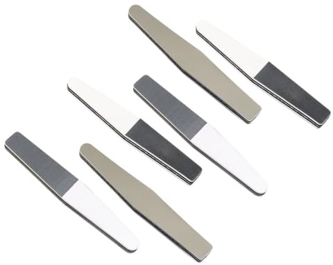 OATIPHO 6 Pezzi Lime per Unghie in Spugna Rinforzata a Tre Facce per Manicure Leggera e Riparazione Unghie Perfetti Strumenti in Salone
