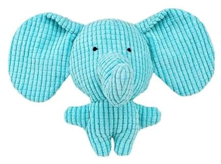 Bertifive Elefanten Hundespielzeug Kuscheltier für Kleine und Mittelgroße Hunde - Langlebiges Plüschspielzeug Süßes Hunde Kuscheltier Interaktives Hund Spielzeug mit Knisterpapier