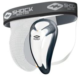 Shock Doctor - 213 - Groin Guard with BioFlex - Cup for Sports Protection - Youth and Adult - (One Athletic Cup Groin Guard and Supporter Core) - MMA - Boxing - Karate - Taekwondo