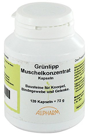 Grünlippmuschel Konzentrat 500 mg Kapseln