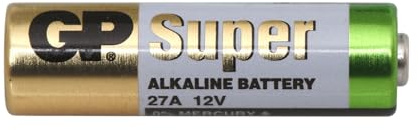 BATTERY ALKALINE 12V GP27A 1PK BPSCA GPCA22 - BT00459 von GP Batterien