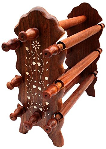 Khandekar Wooden Bangle Stand for Women Bangles Organizer, Jewelry Organizer, Bracelet Organizer, Wooden Display Stand for Girls Valentine Day Gift