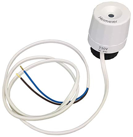 2 Stk HEIMEIER Thermischer Stellantrieb EMOtec 230V stromlos geschlossen (NC) für Fußbodenheizung