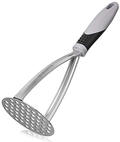 Kartoffelstampfer, Joyoldelf Kartoffelstampfer Edelstahl,Kartoffel Stampfer, Gemüsestampfer Kartoffelpresse für Spülmaschinengeeignet, Kartoffelbrei, Gemüse und Früchte