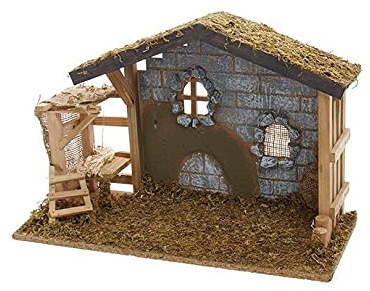 Kurt Adler 18 Large Wood Stable