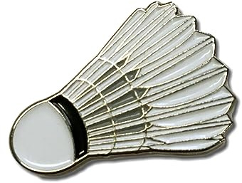 GBJUK Badminton fjäderboll emalj nål emblem , Metall