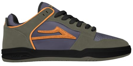 Lakai Telford Low Chaussures de skateboard pour homme, Ivy Graystone Orange, 44 EU