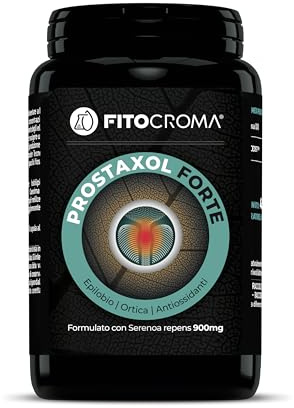 SERENOA REPENS FORTE 900MG - 90 capsule - Saw palmetto prostata, Integratore prostata, con Ortica, Epilobio, Licopene, Vit.E, Selenio e Proantocianidine, Formula Strong