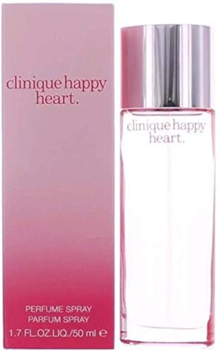 Clinique Happy Heart Perfume Spray - Perfume For Women | Notes Of Mandarin, Cucumber, Yellow Primrose, Water Hyacinth + Blonde Wood
