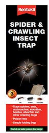 5 X Rentokil FS58 Spider and Crawling Insect Trap
