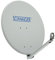 SCHWAIGER 258 Antenna satellitare 88cm Antenna SAT in alluminio Impianto satellitare LNB Braccio di supporto Montaggio su palo Specchio satellitare grigio antracite