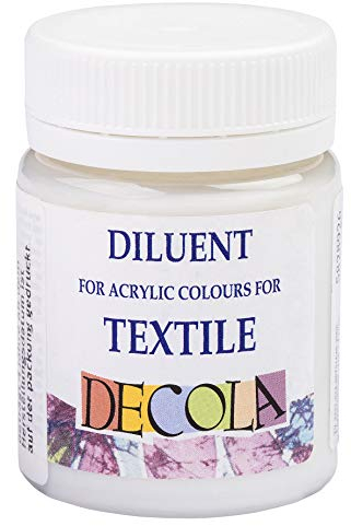 Decola - Pouring medium para Colores Textiles | 50ml Disolvente para pintura para tejidos | Hecho en por Nevskaya Palitra