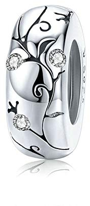 Spacer Charm 925 Sterling Silber Clip Stopper Charm für Pandora Charm Armband