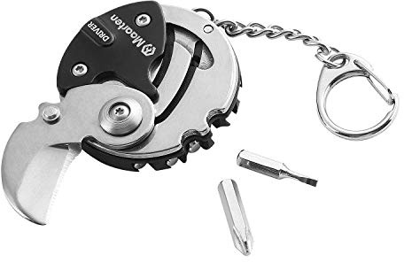 Maarten Mini Multifunktionswerkzeug EDC Schlüsselanhänger, 7 in 1 Klein Portables Tasche Multifunktionaler Werkzeug, Mini Multitool Keychain Mit Schraubendreher Set