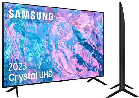 SAMSUNG TV Crystal UHD 2023 43CU7105 - Smart TV de 43, Procesador Crystal UHD, Gaming Hub, Q-Symphony, Diseño AirSlim y Contrast Enhancer con HDR10+