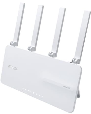 ASUS ExpertWiFi EBR63 (AX3000), All in One Access Point with Router, Switch and Security Gateway, supports up to 5 SSIDs and VLAN, customised guest portal, commercial grade network security