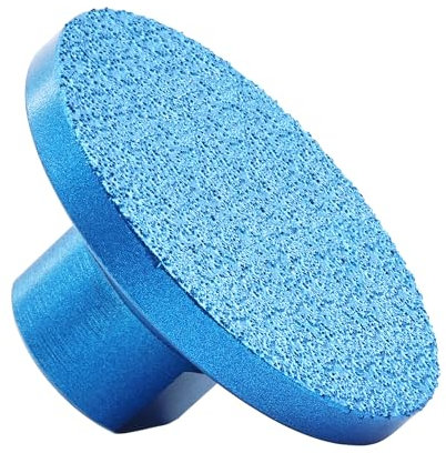 BRSCHNITT Disco abrasivo de diamante 50 mm de diámetro x M14 – Disco abrasivo de diamante #50/60 para lijar, dar forma, pulir y limpiar azulejos, granito, mármol, mampostería y ladrillos