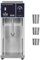 VEVOR Mixeur à Crème Glacée 400 W, Machine à Dessert Glacé Haute Vitesse 4200 tr/min, Réglage de la Vitesse en Continu, en Acier Inoxydable 304, 3 Tasses à Main, Différentes Saveurs de Crème Glacée