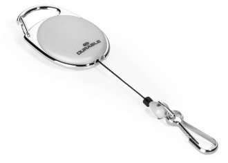 Durable 832710 Clip de lazo Estilo Jojo (con gancho de resorte) 1 pieza, gris