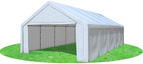 Stabilezelte Partyzelt 5x10 m Modular Pro PE 240 g/m² wasserdicht inkl. Seiten Festzelt Gartenzelt Weiss