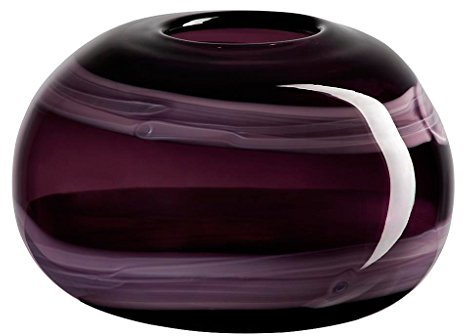 Blumenvase Kugelvase Glas Vase Lunara Violett 13 cm Tischvase Tischdeko Hochzeitdeko Raumdekoration