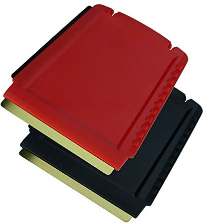 L&P A052 - Raschietto per Ghiaccio [ 2 Pezzi ] Murska Ottone Piccolo Molto efficiente Raschietto Ghiaccio Auto Rapidamente gratta Ghiaccio Auto raschiaghiaccio spatola Ghiaccio Auto (Colore Casuale)