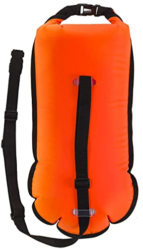 ORCA Open Water Safety Buoy - Hi-Vis Orange - Impermeabile Sprayproof - Unisex