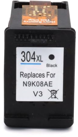 OBV Kompatible Druckerpatrone mit HP 304XL, Schwarz, ersetzt N9K08AE, für DeskJet 2630, DeskJet 3720, Envy 5030