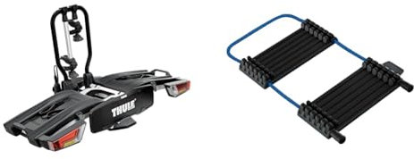 Thule Easyfold Xt Piattaforma Gancio Traino Portabici Black/Aluminium 2 bikes & Carbon Frame Protector Protezione Per Telai In Carbonio Nero Black One-Size