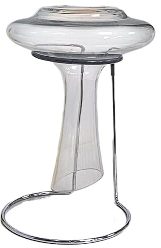 Eoixuqba Support pour carafe à décanter - Support de séchage pour bouteille - Support stable pour sécher les carafes à vin avec dessus en caoutchouc pour éviter les rayures