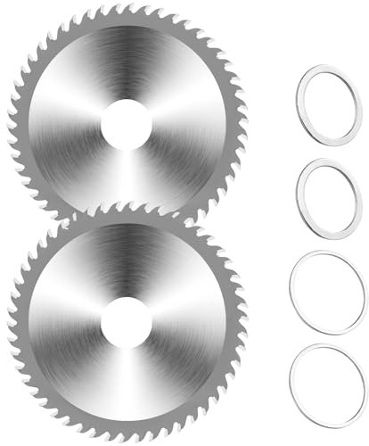 115mm Circular Saw Blade, 4.5Diameter Wood Cutting Discs with 22.23mm Bore Carbide Tipped Saws 40 Teeth Woodworking Angle Grinder Blades for Veneer Lumber Laminate 2PCS