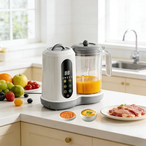 Baby Food Maker, 4-in-1 Baby Food Processor for Healthy Homemade Food