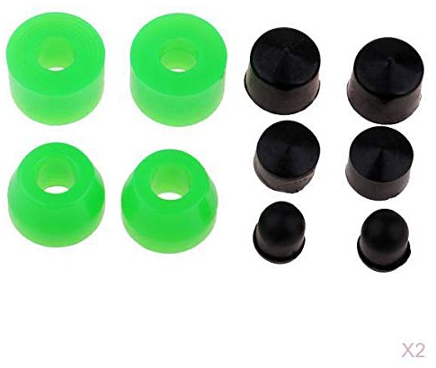 Tdoutop 2x 10 Pieces Skateboard Bushings PU Longboard Repair Truck