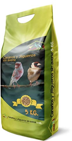 Faunamix Comida para Canarios, Jilgueros y Silvestres Natural sin Avena 5Kg