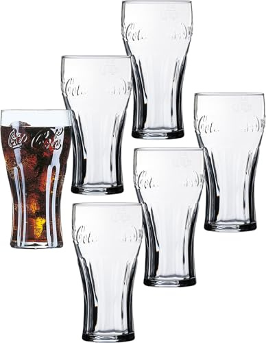 Arcoroc Cola konturglas 37 cl – 0,3 l kalibrerat – 6 stycken – colagglas