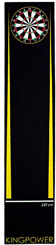 Kingpower dardo Mat dardo Alfombra Torneo línea de Tiro Accesorios de protección de Suelo Tablero de Dardos 2 tamaños 237 cm 290 cm diseños Diferentes, Diseño:Diseño 07 (Amarillo 290x60cm)
