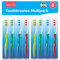 SOL 8pk Manual Toothbrush Multipack, Smokers Soft Tooth Brushes for Adults, Family Pack Assorted Colours, Firm Nylon Bristles for Effective Cleaning, Disposable, Ideal for Daily Oral Care
